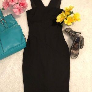 Women’s black pencil midi dress